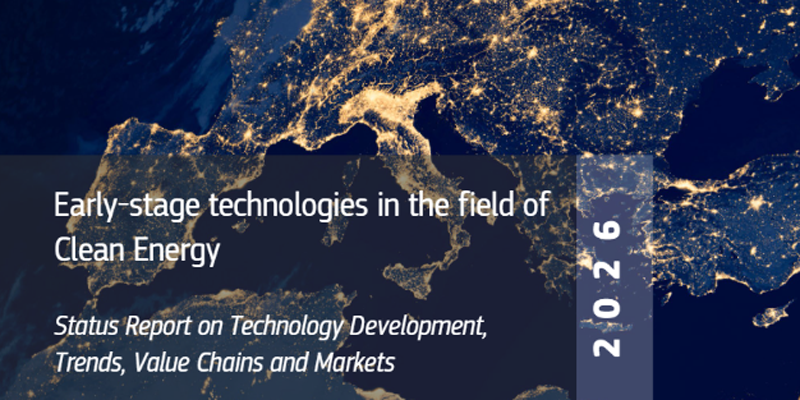 El JRC analiza en un informe 151 tecnologías emergentes relacionadas con la energía limpia