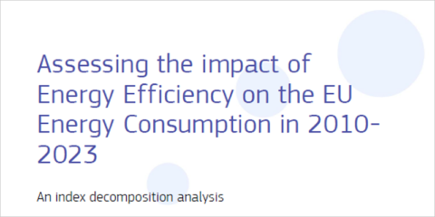 Un informe analiza el impacto de la eficiencia energética en el consumo energético de la UE