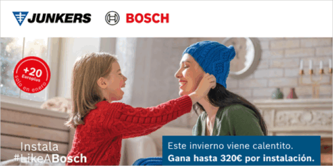 Nueva campaña de Junkers Bosch para promover la instalación de calderas y bombas de calor