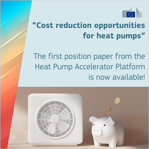 La Plataforma Aceleradora de Bombas de Calor analiza los costes y oportunidades para las bombas de calor