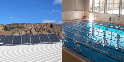 Licitaciones en Alhama de Murcia para solar térmica en la piscina y fotovoltaica en centros municipales
