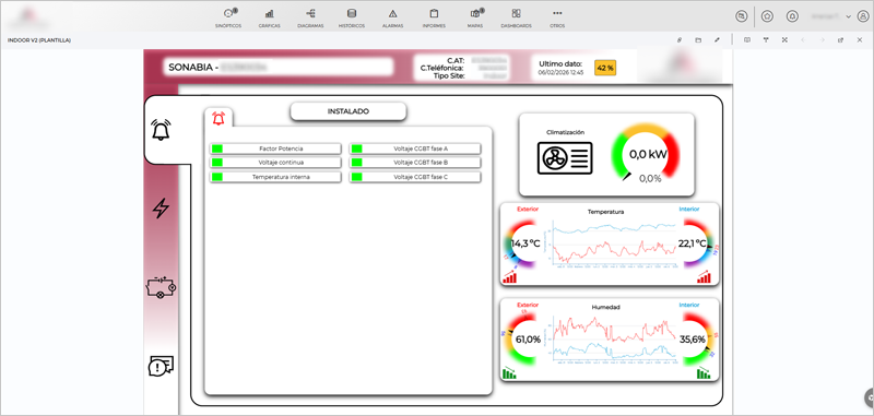 interfaz del software