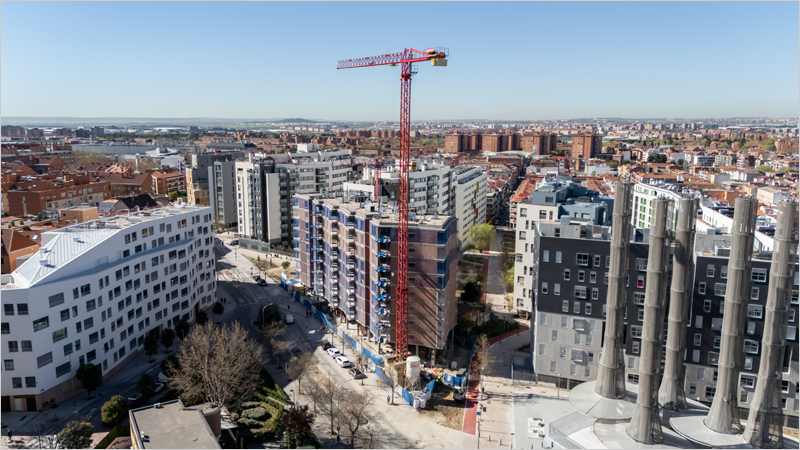 El ecobarrio de Puente de Vallecas en Madrid contará con dos bombas de calor y dos campos fotovoltaicos
