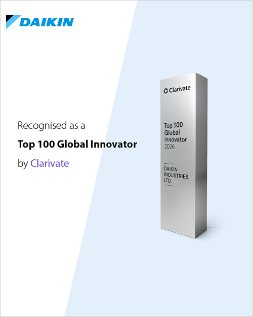 Reconocimiento a Daikin por su innovación tecnológica y sus patentes de refrigerantes de bajo impacto ambiental