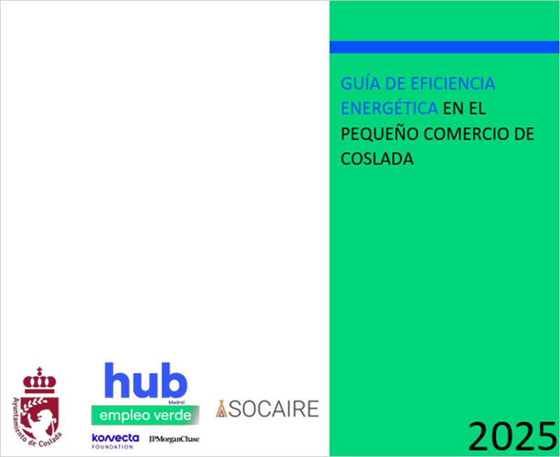 La Guía de Eficiencia Energética en el Pequeño Comercio de Coslada incluye pautas para mejorar la gestión energética