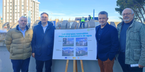 Arrancan las obras para instalar energías renovables en depósitos de agua potable de Logroño