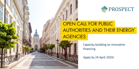Abierto el programa de aprendizaje entre pares del proyecto Prospect sobre financiación en energía