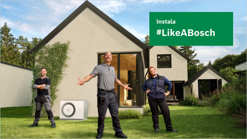 Bosch Home Comfort lanza Instala #LikeABosch para que instaladores profesionales accedan a formación y herramientas