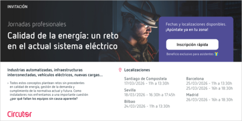 Circutor organiza jornadas profesionales para abordar los retos de calidad de la energía eléctrica