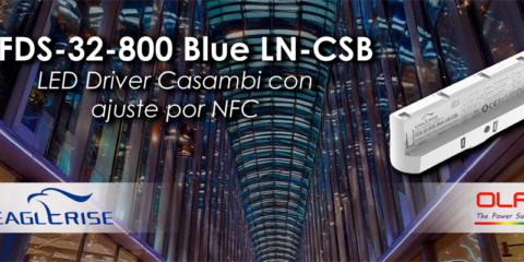El catálogo de Electrónica OLFER incluye el LED driver inteligente y eficiente FDS-32-800 Blue LN-CSB