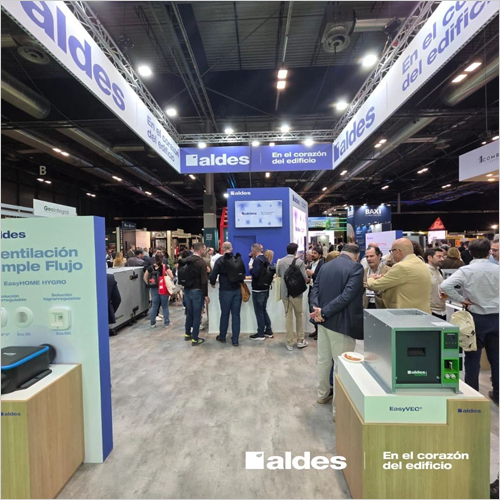 Calidad del aire, construcción industrializada y eficiencia energética, ejes de la participación de Aldes en Rebuild 2026