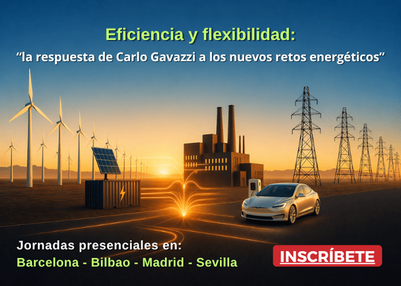 Carlo Gavazzi organiza jornadas presenciales sobre herramientas para optimizar la gestión energética de instalaciones