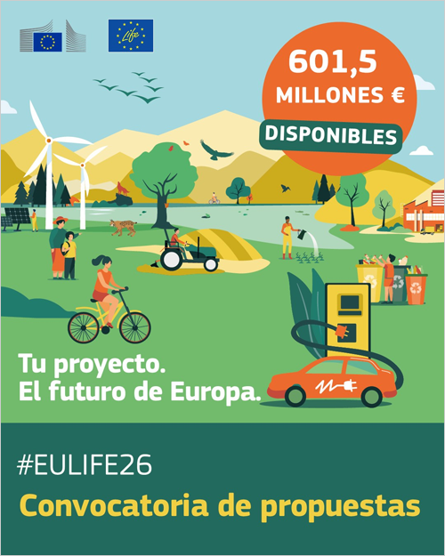 Abiertas las convocatorias LIFE 2026 para proyectos de eficiencia energética, renovables y transición energética