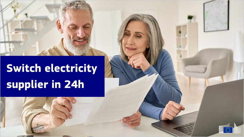 Nuevas normas de la UE que facilitan el cambio de proveedor eléctrico y mejores ofertas energéticas