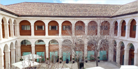 El Parador de Alcalá de Henares recibe una visita técnica de Artecoin para la renovación de su iluminación