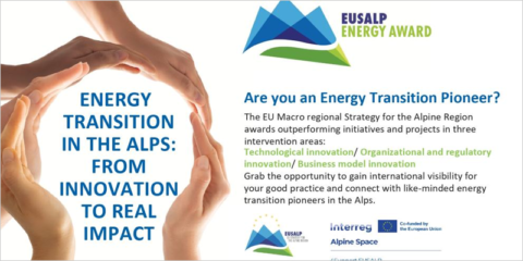 El Premio de Energía EUSALP 2026 busca iniciativas con impacto en electricidad y calefacción