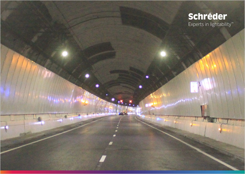 El Túnel de la Rovira de Barcelona se renueva con tecnología LED de Schréder
