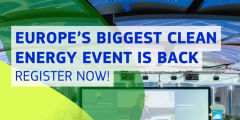 La Semana Europea de la Energía Sostenible 2026 abre el plazo de inscripción