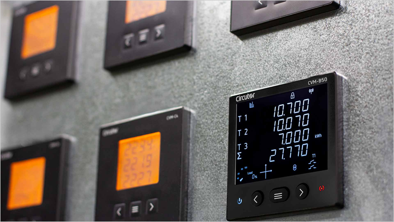 El nuevo analizador de red en panel CVM-B50 de Circutor monitoriza más de 250 variables eléctricas