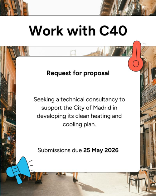 Se busca una consultora para desarrollar el plan de calefacción y refrigeración limpia de Madrid