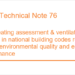 Evaluación del sobrecalentamiento y refrigeración por ventilación en los códigos nacionales de edificación
