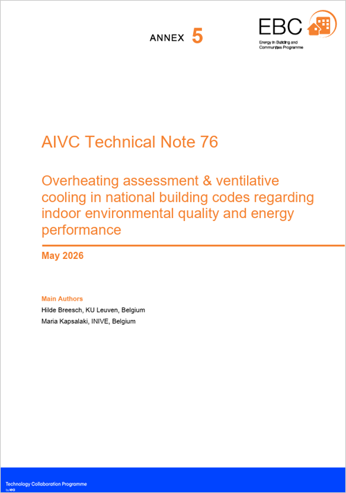 Documento sobre sobrecalentamiento y refrigeración por ventilación en los códigos nacionales de edificación