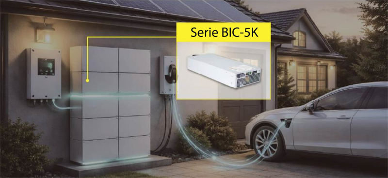 Eficiencia y control avanzado con la fuente de alimentación serie BIC-5K distribuida por Electrónica OLFER
