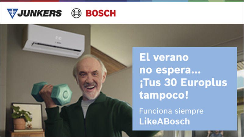 Nueva campaña de Junkers Bosch para promover la instalación de aire acondicionado