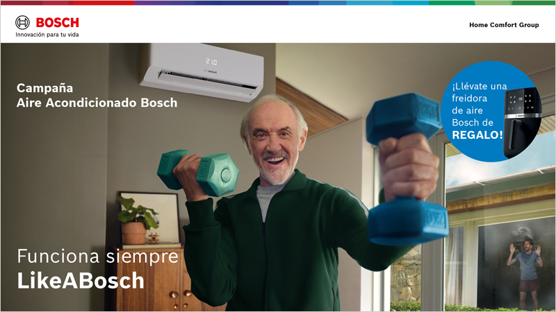 Bosch Home Comfort lanza una campaña para promover la adquisición de equipos de aire acondicionado 