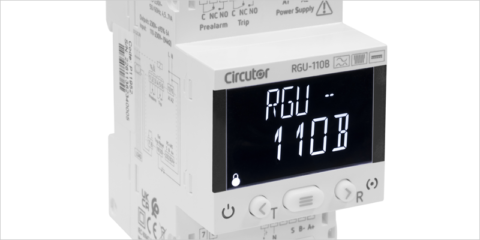 Circutor presenta el nuevo relé electrónico RGU-110B y la gama de transformadores WB