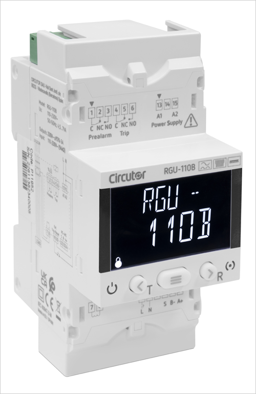 Circutor presenta el nuevo relé electrónico RGU-110B y la gama de transformadores WB