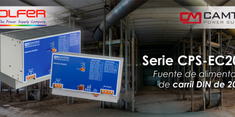 Serie CPS‑EC2000 de fuentes de alimentación industriales distribuida por Electrónica OLFER