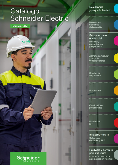 La nueva edición del catálogo general interactivo de Schneider Electric refuerza la electrificación eficiente