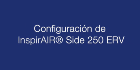 InspirAIR® Side 250 ERV  de Aldes – Configuración