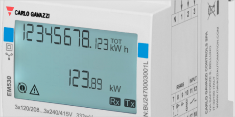 Nuevos analizadores EM530 MV y RG de Carlo Gavazzi para una medición energética de alta precisión