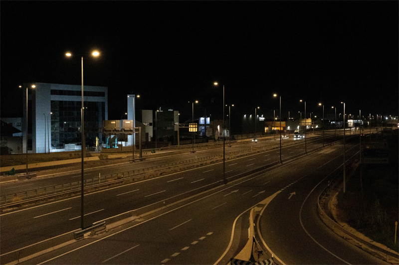 Finaliza la mejora energética del alumbrado en las autovías A-3 y A-7 en Valencia