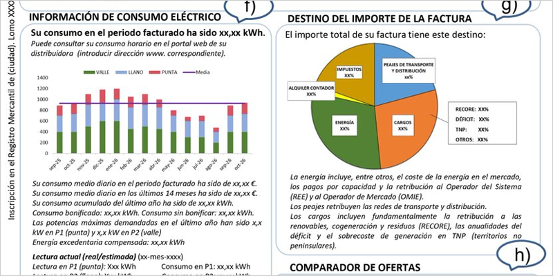 Audiencia pública para una factura eléctrica más clara con nuevos datos sobre consumo, contratos y autoconsumo