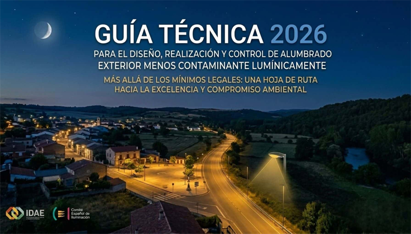 El IDAE y el CEI presentan una guía para impulsar un alumbrado exterior menos contaminante