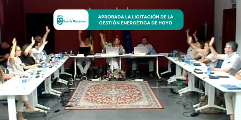 Aprobada la licitación del contrato de gestión energética del municipio de Hoyo de Manzanares