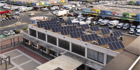 Mercamadrid amplía su infraestructura de recarga eléctrica y fotovoltaica para autoconsumo