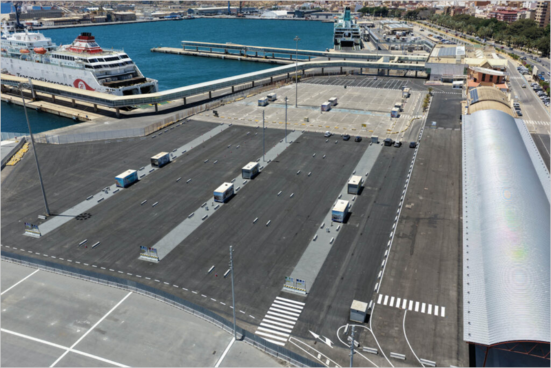 La instalación de una planta fotovoltaica en el parking del Muelle de Ribera I del Puerto de Almería se licita