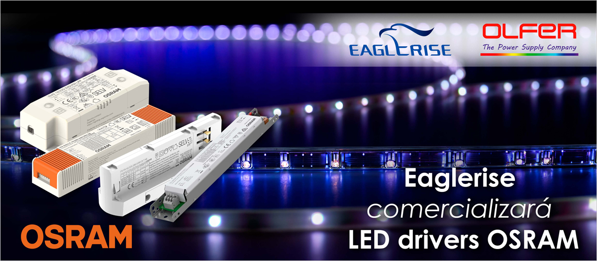 Electrónica OLFER distribuirá los LED drivers de la marca OSRAM comercializados por Eaglerise