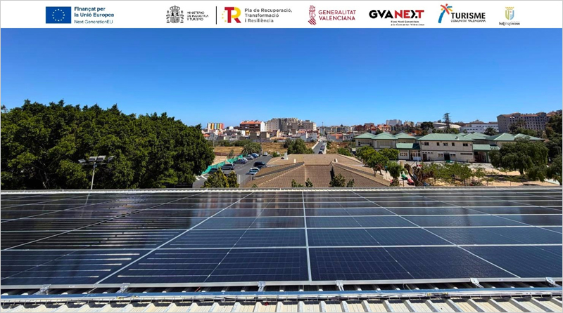 Cinco edificios municipales de Villajoyosa cuentan con placas solares para autoconsumo colectivo