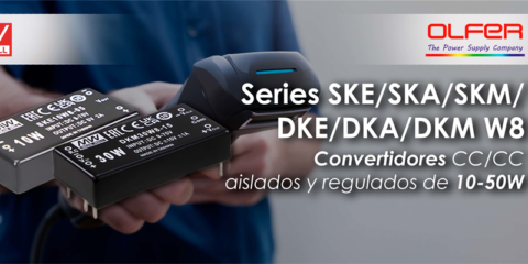 El catálogo de Electrónica OLFER se amplía con nuevos convertidores CC/CC de hasta 50 W