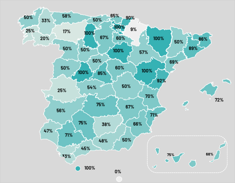 Un informe revela que el 66% de los municipios españoles con más de 10.000 habitantes bonifica el autoconsumo fotovoltaico mediante el IBI
