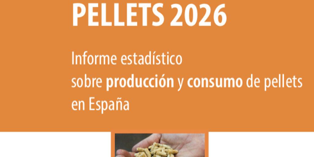 La producción de pellet en España alcanzará las 630.000 toneladas en 2026, según Avebiom