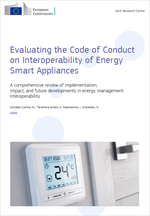 El JRC evalúa el primer año del Código de Conducta para la interoperabilidad de dispositivos energéticos inteligentes