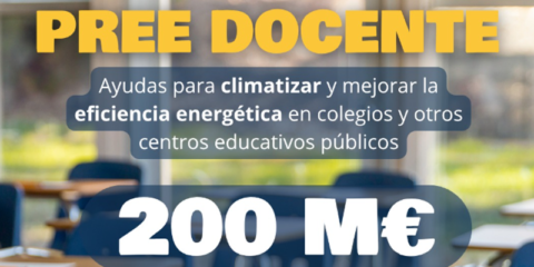 Ayudas de 200 millones de euros para mejorar la eficiencia energética de centros docentes públicos