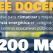Ayudas de 200 millones de euros para mejorar la eficiencia energética de centros docentes públicos