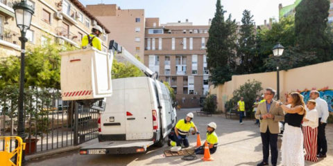 El proyecto Reluzes de Zaragoza alcanza el 77% de ejecución con 7.408 luminarias LED instaladas